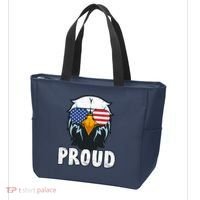 Proud Patriotic Eagle Tote Bag thumb 3