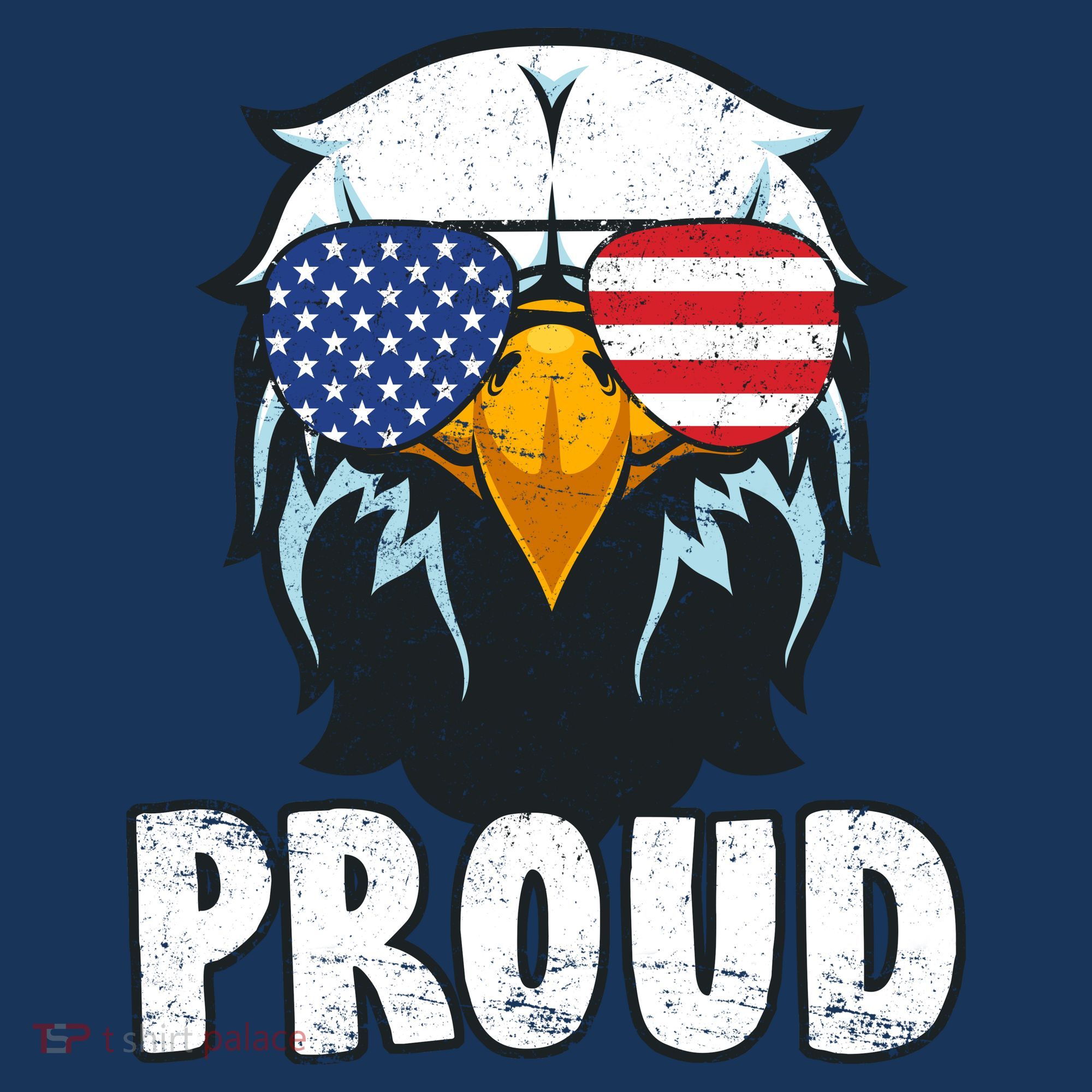 Proud Patriotic Eagle Tote Bag