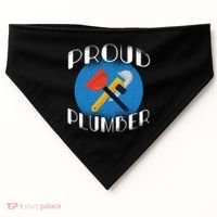 Proud Plumber USA-Made Doggie Bandana thumb 0