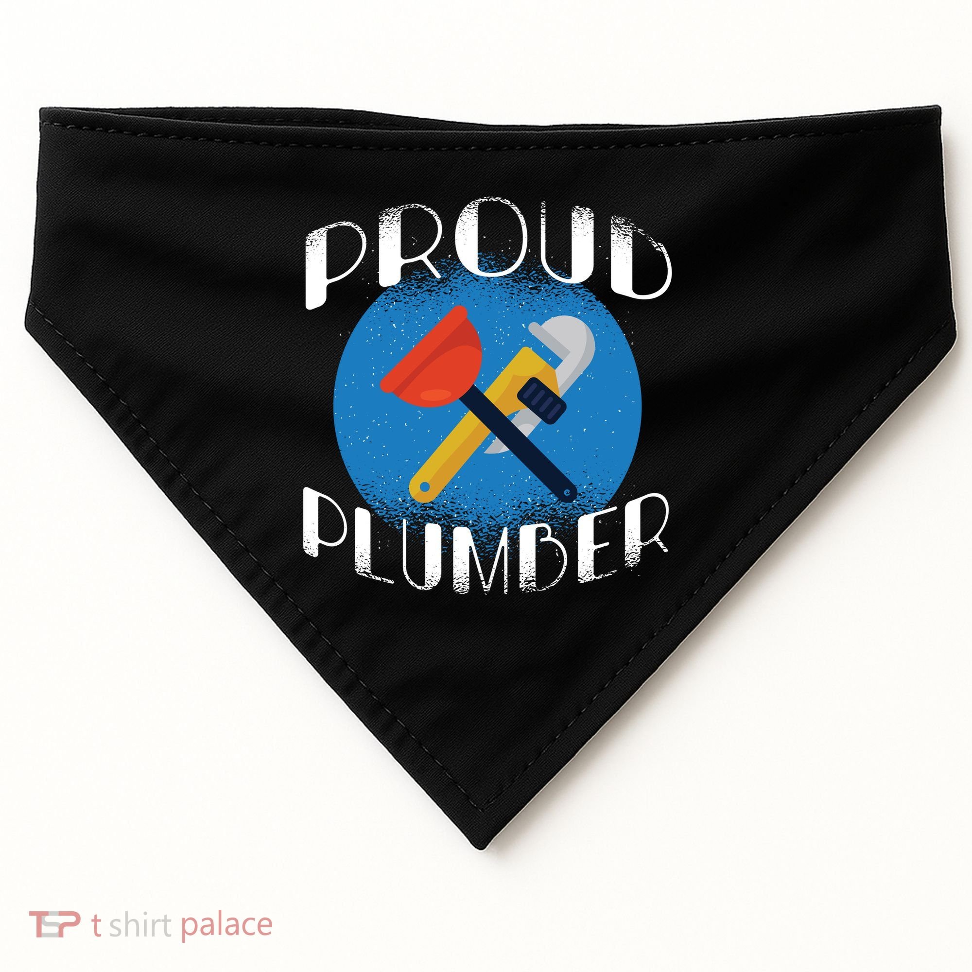 Proud Plumber USA-Made Doggie Bandana