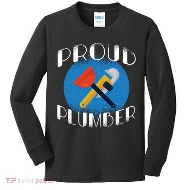 Proud Plumber Kids Long Sleeve Shirt
