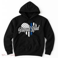 Proud Police Dad Blue Thin Line Hoodie thumb 0