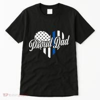 Proud Police Dad Blue Thin Line Tall T-Shirt thumb 0