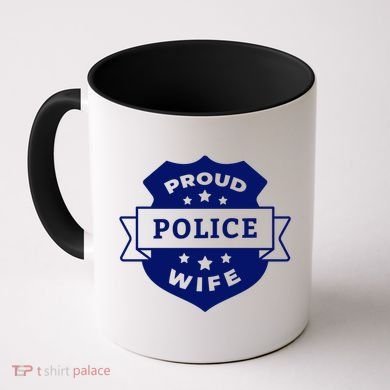 Proud Police Wife Coffee Mug