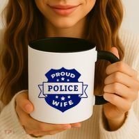 Proud Police Wife Coffee Mug thumb 3