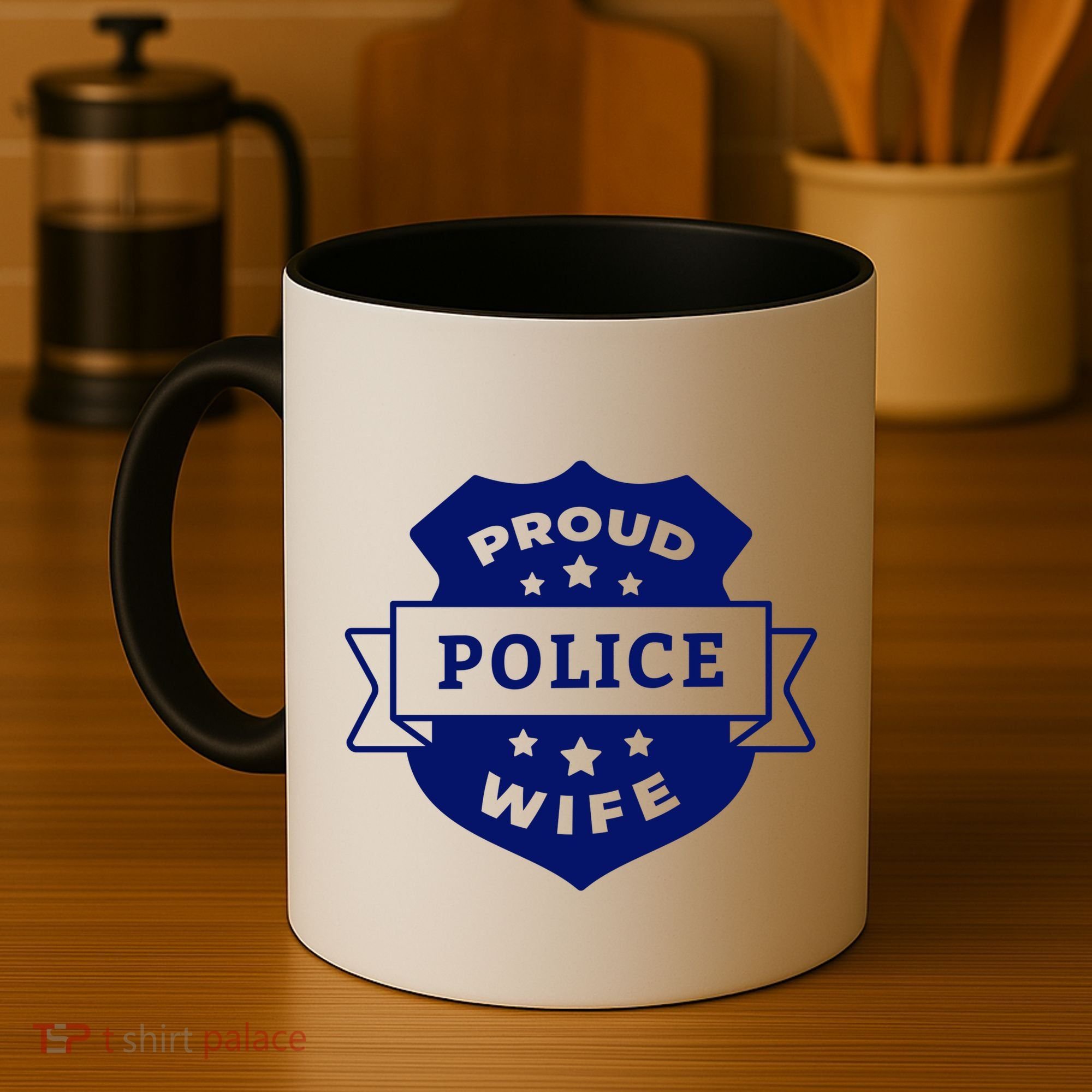 Proud Police Wife Coffee Mug