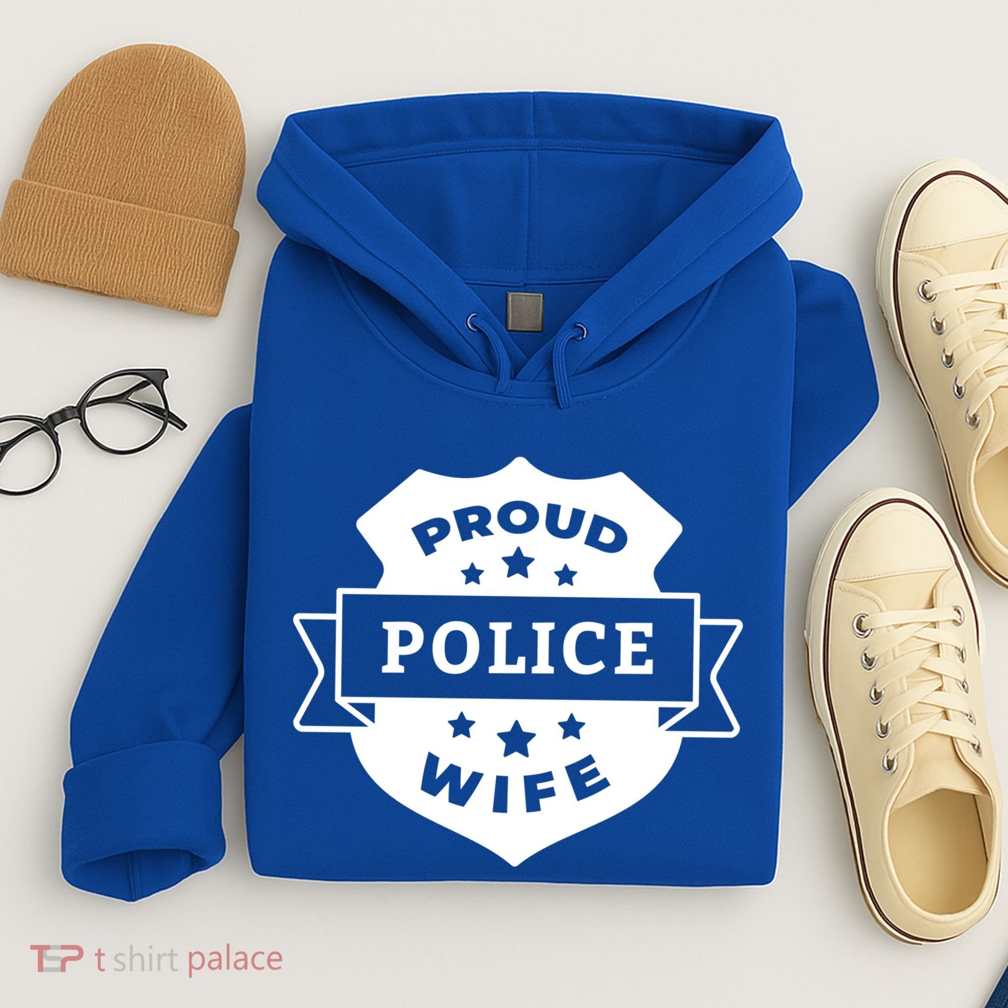 Proud Police Wife Hoodie