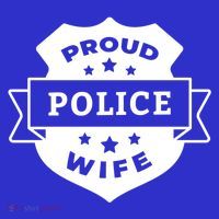 Proud Police Wife Hoodie thumb 7