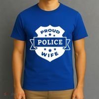 Proud Police Wife T-Shirt thumb 3