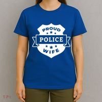 Proud Police Wife T-Shirt thumb 4