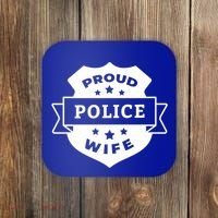 Proud Police Wife Coaster thumb 0
