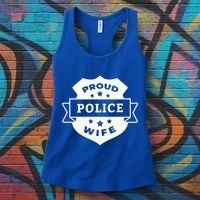 Proud Police Wife Women's Tank Top thumb 3