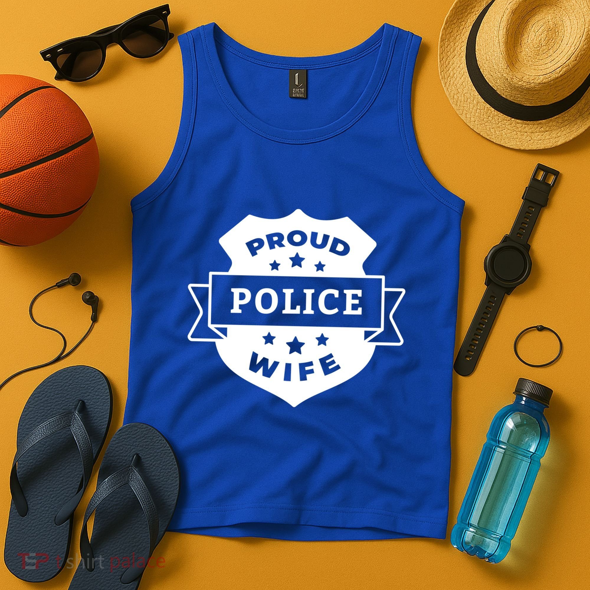 Proud Police Wife Tank Top