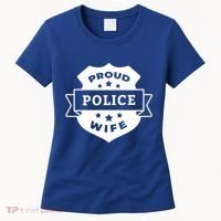 Proud Police Wife Women's T-Shirt thumb 0