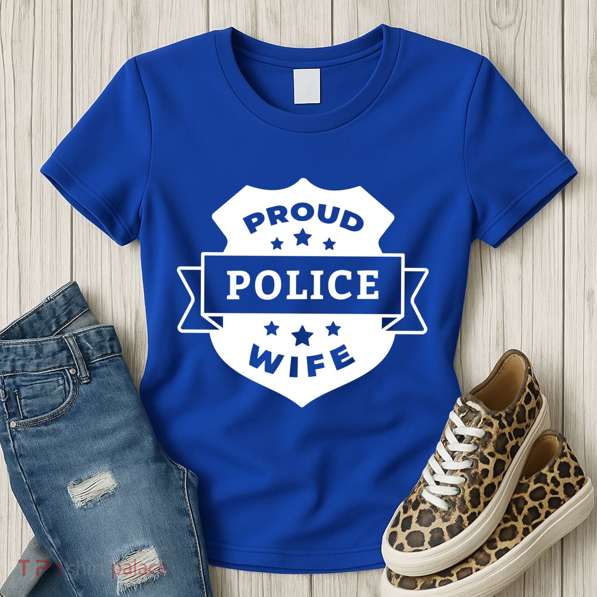 Proud Police Wife Women's T-Shirt