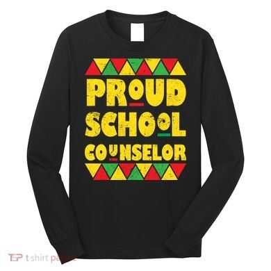 Proud School Counselor Long Sleeve Shirt