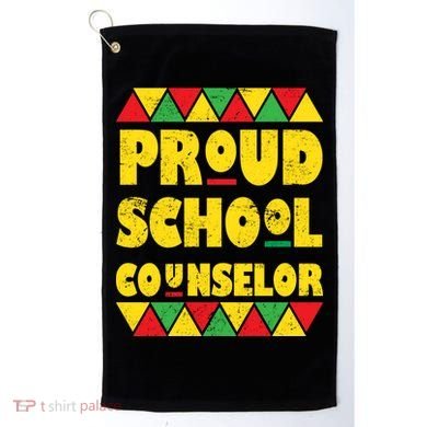 Proud School Counselor Golf Towel