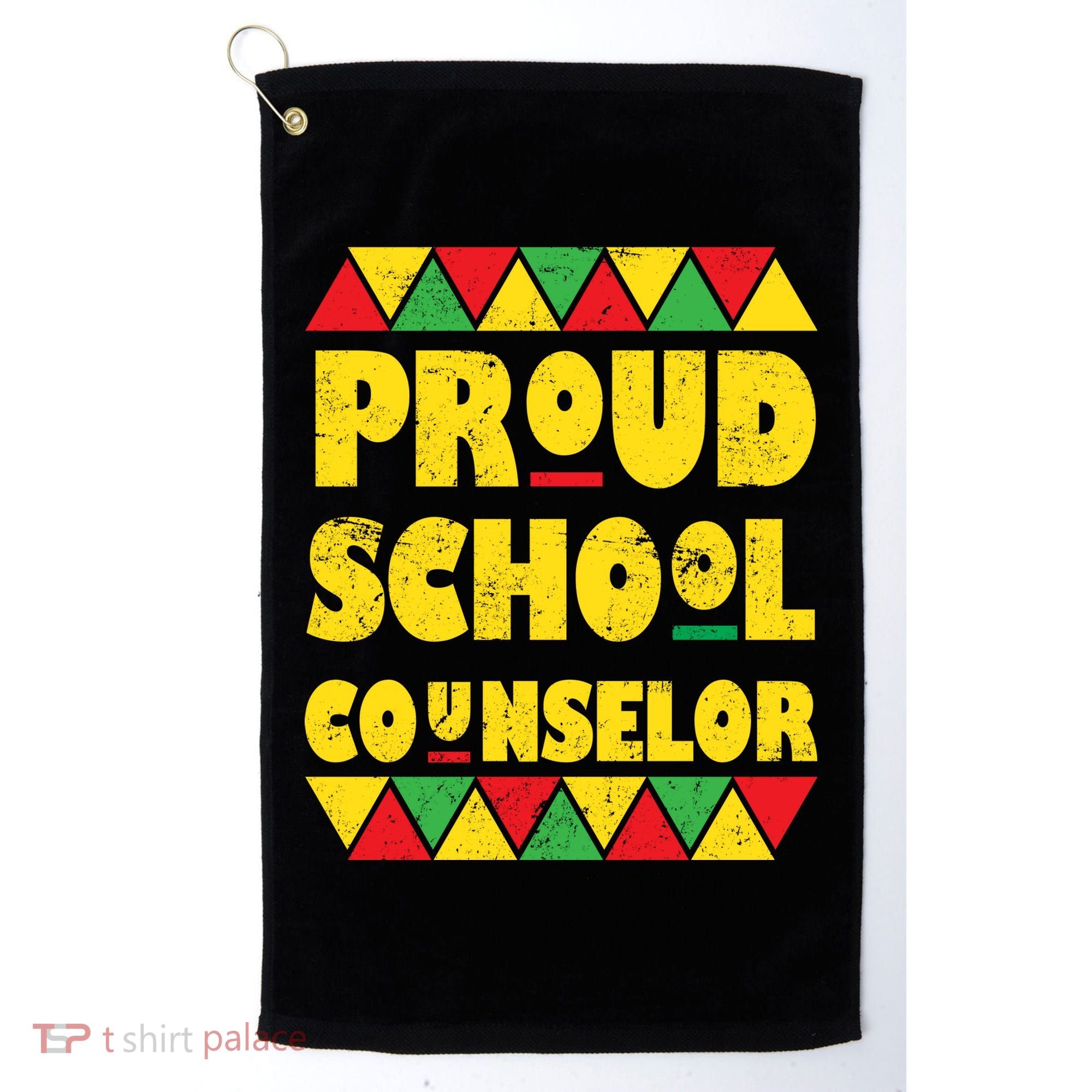 Proud School Counselor Golf Towel