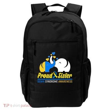 Proud Sister Down Syndrome Awareness Elephants Backpack