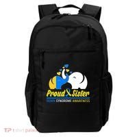 Proud Sister Down Syndrome Awareness Elephants Backpack thumb 0