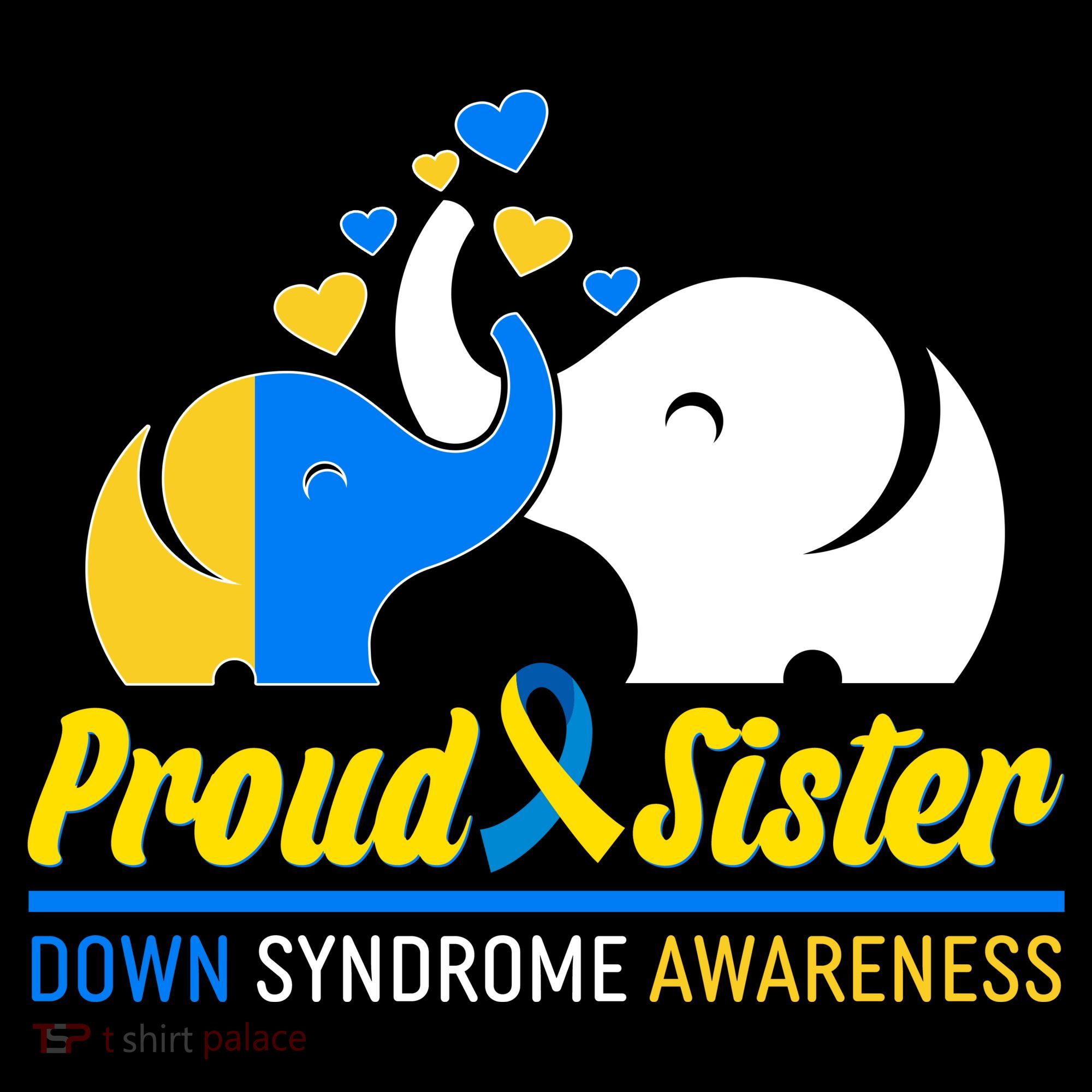 Proud Sister Down Syndrome Awareness Elephants Backpack