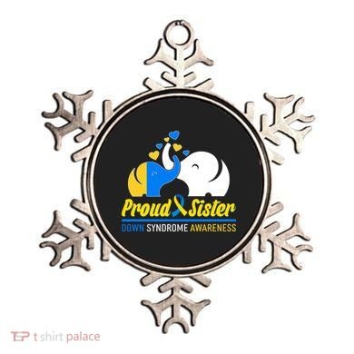 Proud Sister Down Syndrome Awareness Elephants Ornament