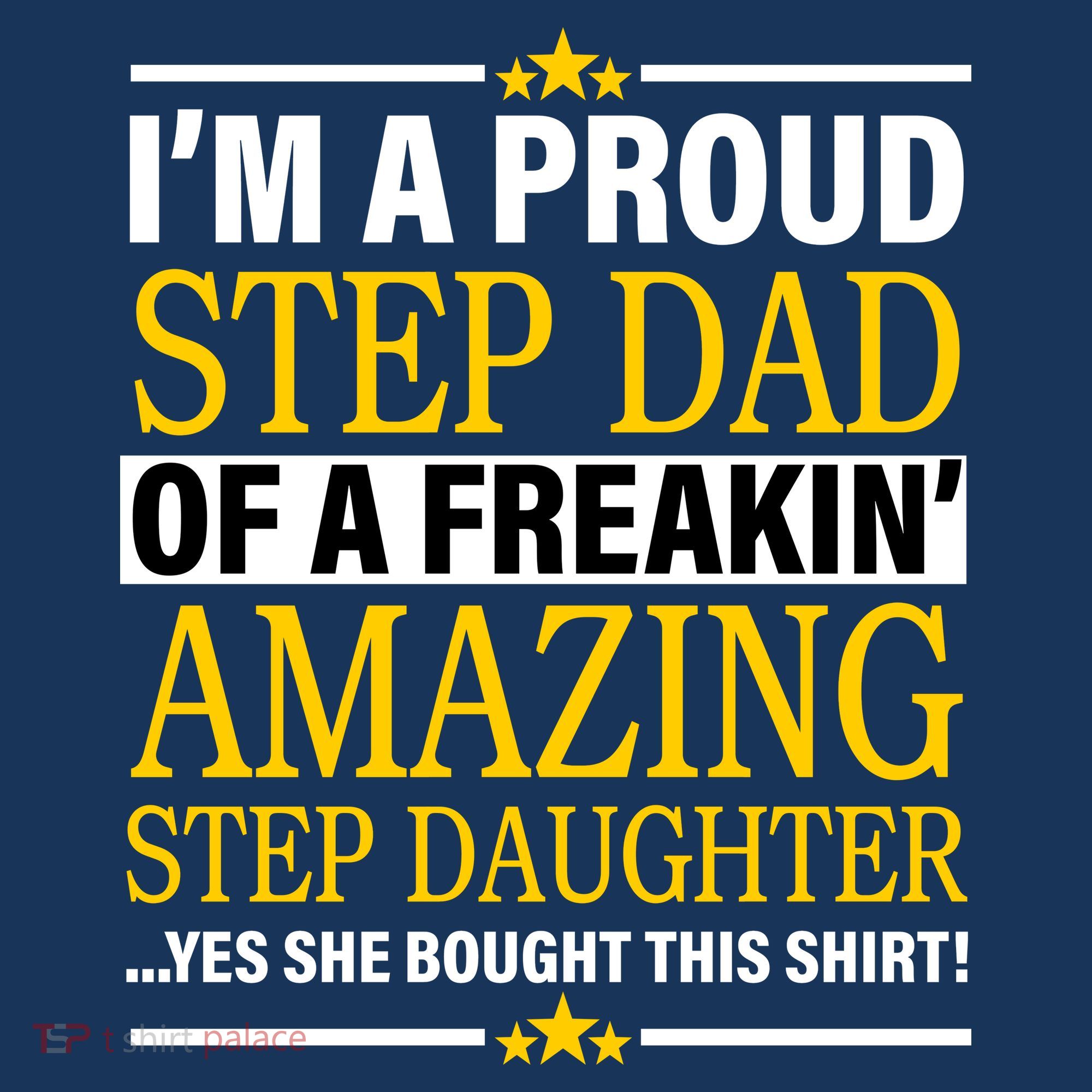 Proud Step Dad Of An Amazing Step Daughter Button