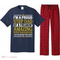 Proud Step Dad Of An Amazing Step Daughter Pajama Set thumb 0