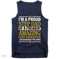 Proud Step Dad Of An Amazing Step Daughter Tank Top thumb 0