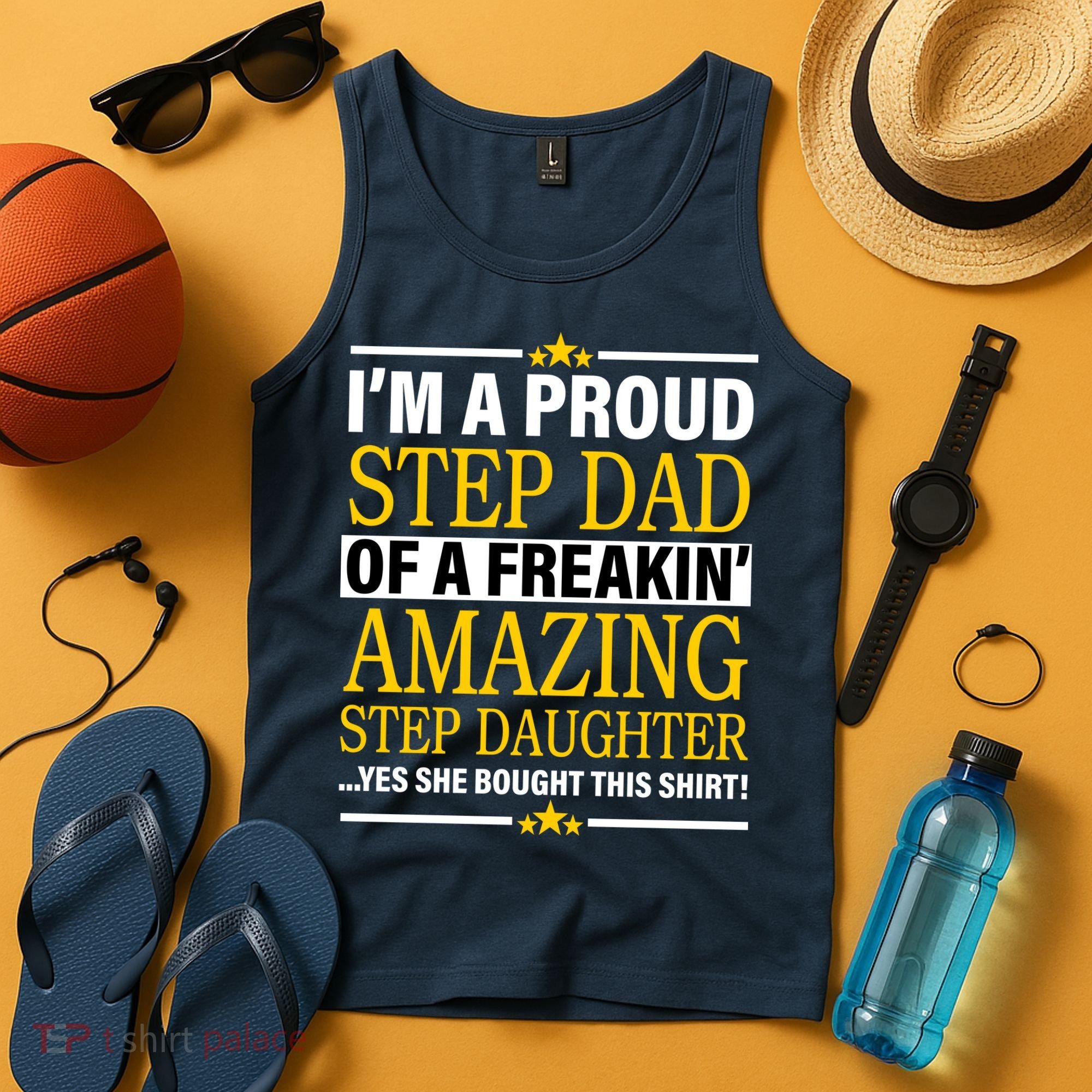 Proud Step Dad Of An Amazing Step Daughter Tank Top