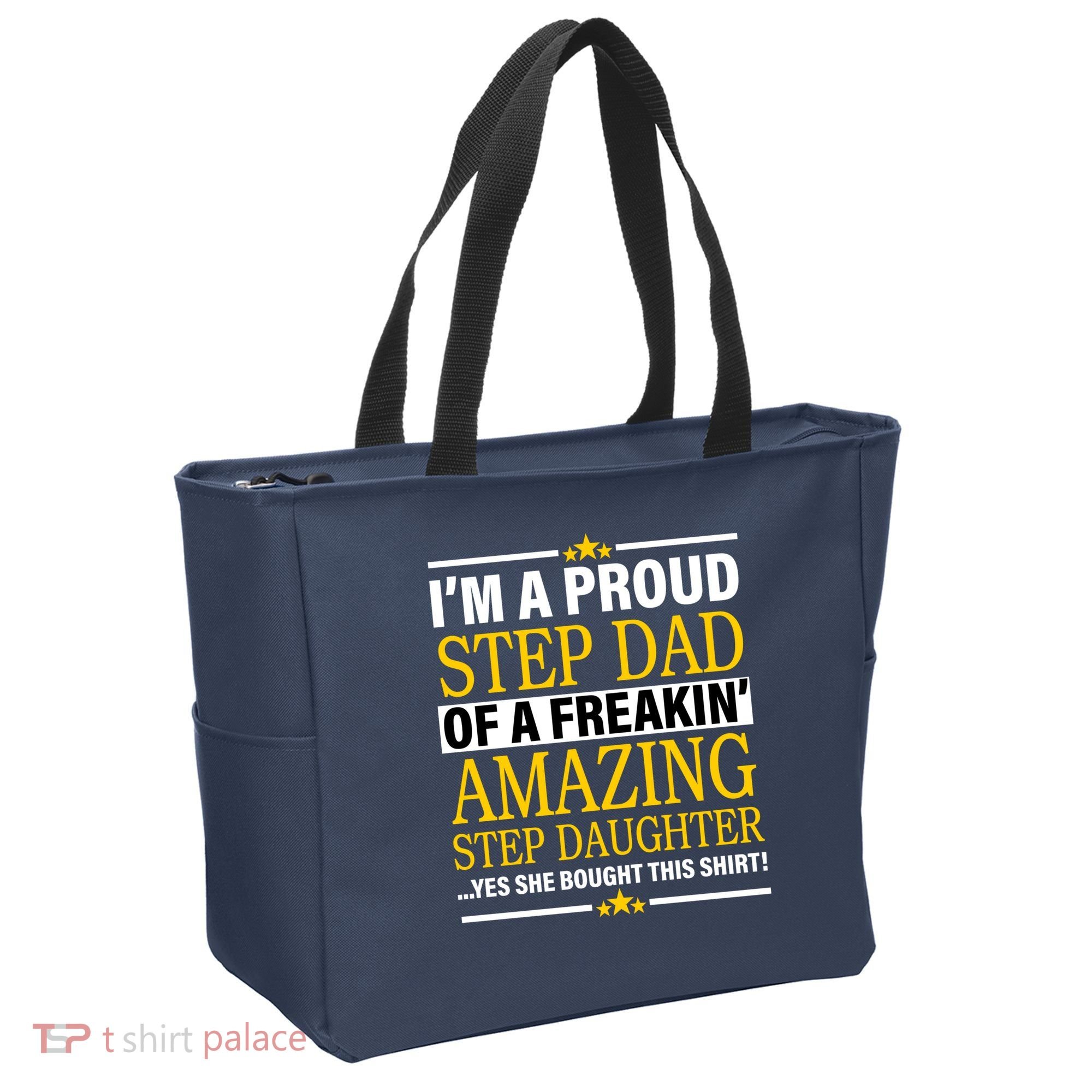 Proud Step Dad Of An Amazing Step Daughter Tote Bag