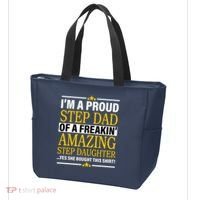 Proud Step Dad Of An Amazing Step Daughter Tote Bag thumb 3