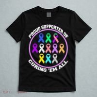 Proud Supporter Of Curing Them All T-Shirt thumb 5