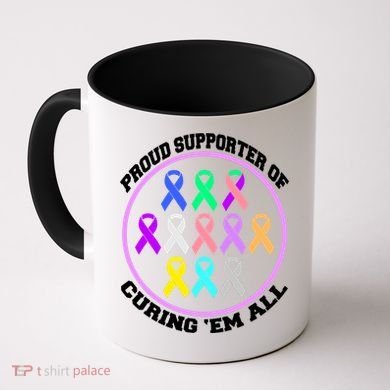 Proud Supporter Of Curing Them All Coffee Mug