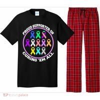Proud Supporter Of Curing Them All Pajama Set thumb 0