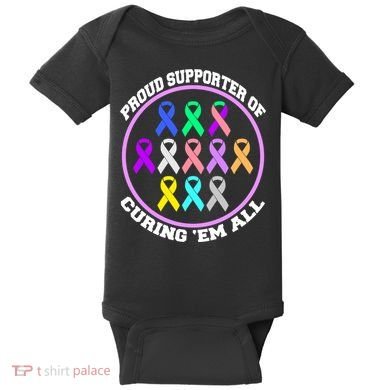 Proud Supporter Of Curing Them All Baby Bodysuit
