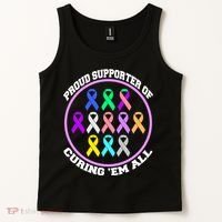 Proud Supporter Of Curing Them All Tank Top thumb 2