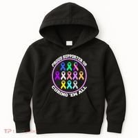 Proud Supporter Of Curing Them All Kids Hoodie thumb 0