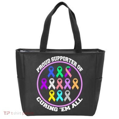 Proud Supporter Of Curing Them All Tote Bag