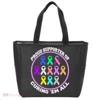 Proud Supporter Of Curing Them All Tote Bag thumb 0