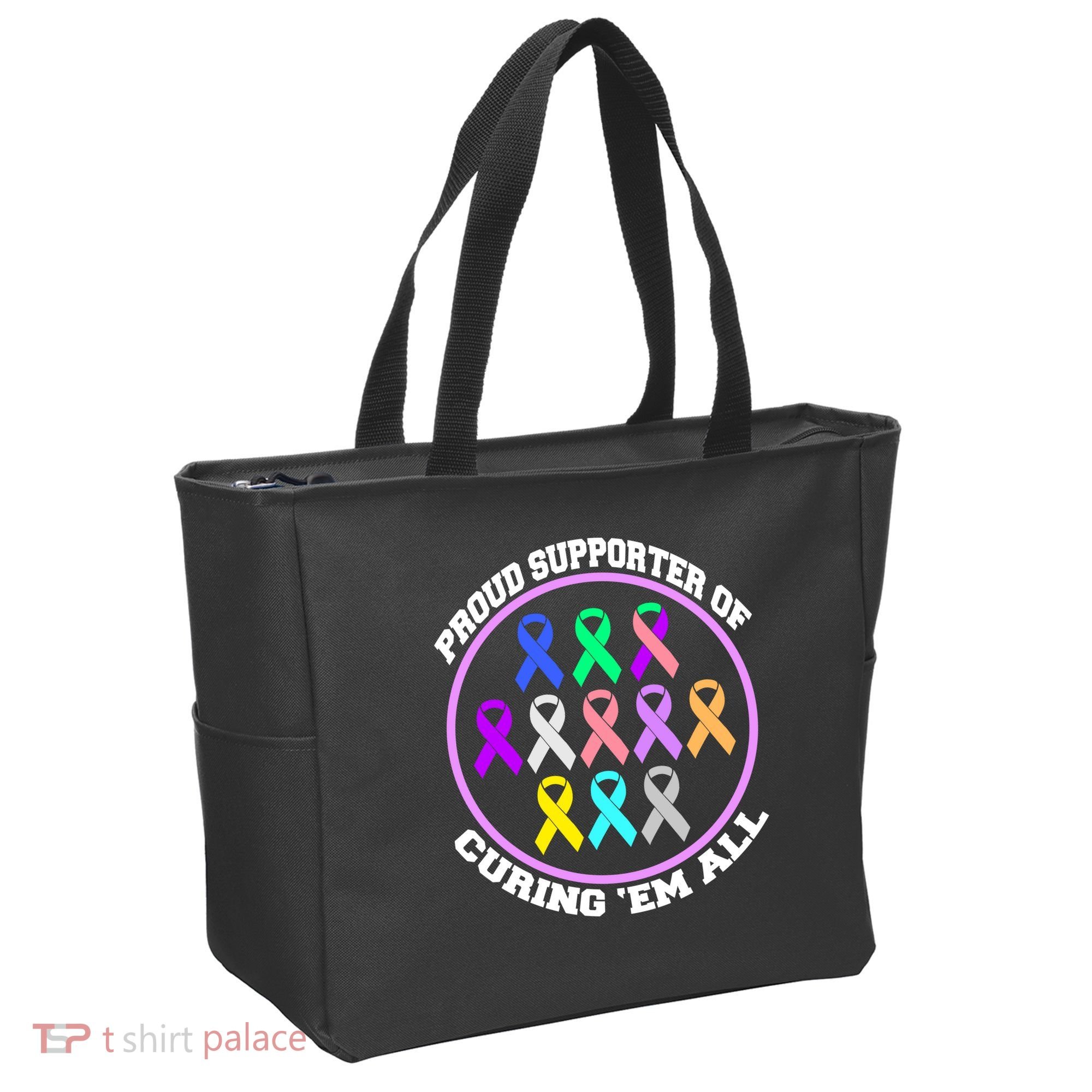 Proud Supporter Of Curing Them All Tote Bag