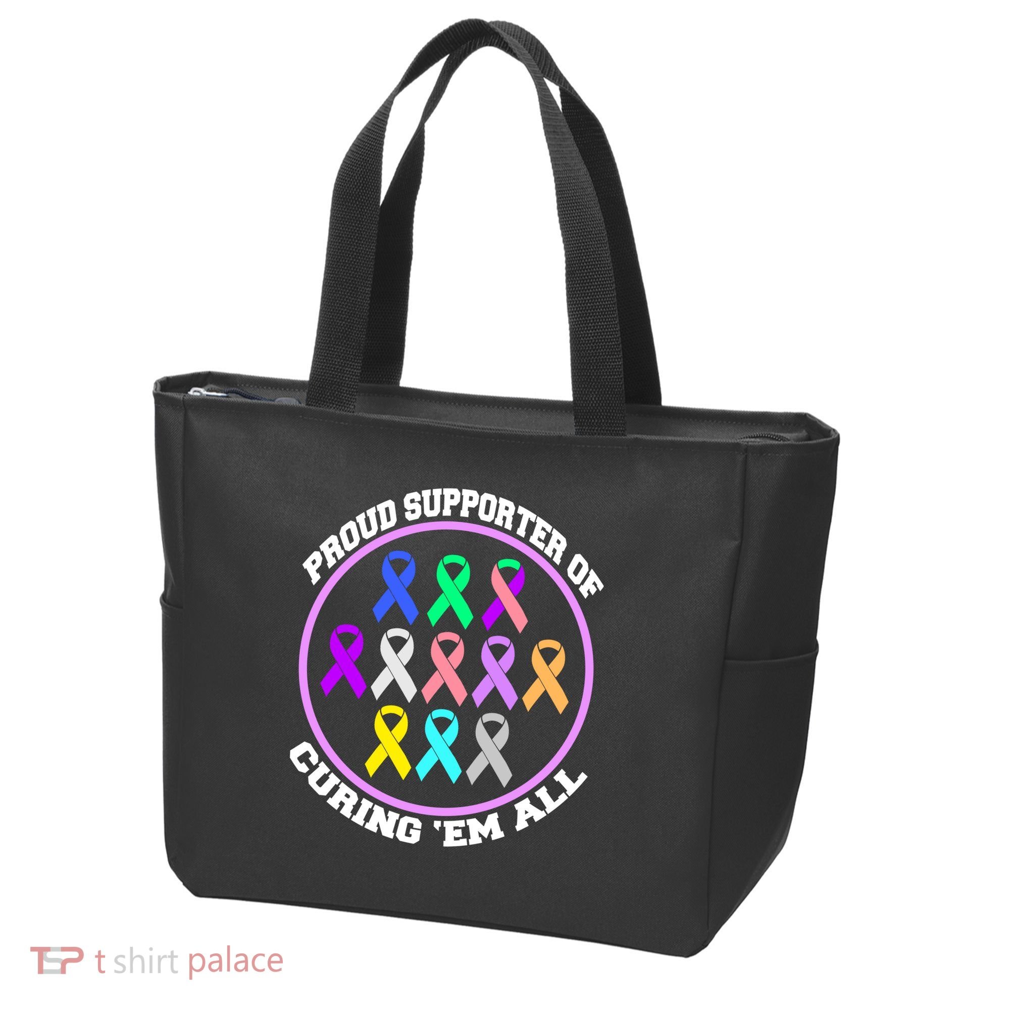 Proud Supporter Of Curing Them All Tote Bag