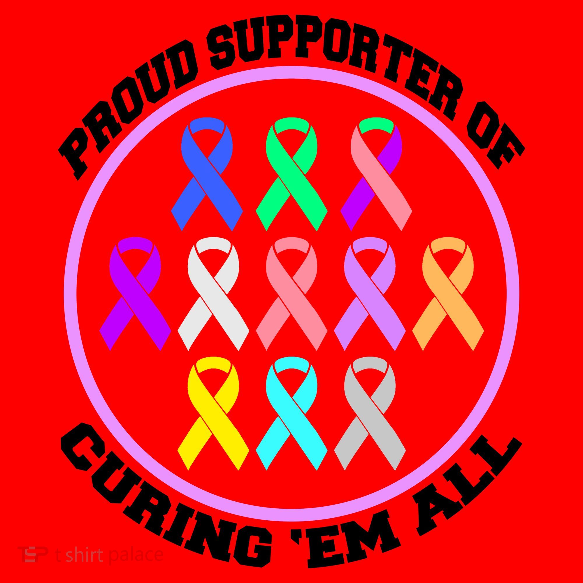 Proud Supporter Of Curing Them All Santa Hat