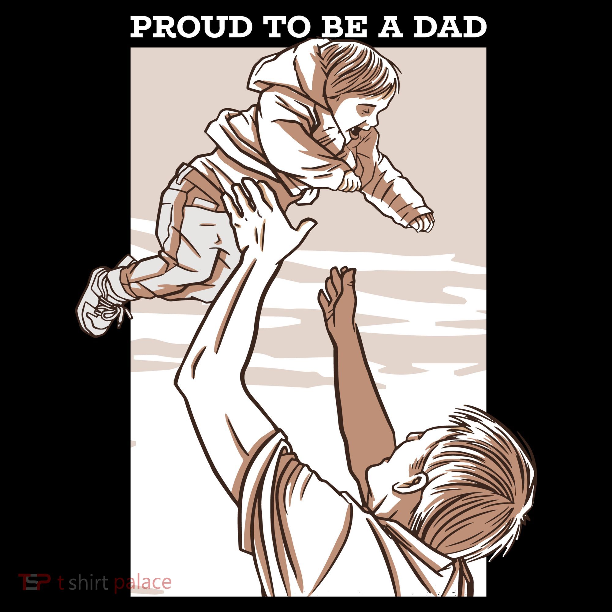 Proud To Be A Dad Toddler Hoodie