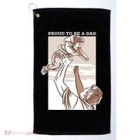 Proud To Be A Dad Golf Towel thumb 0