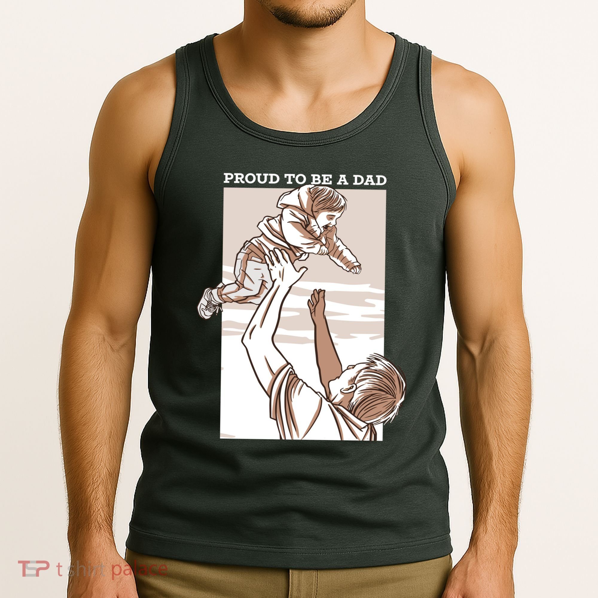 Proud To Be A Dad Tank Top