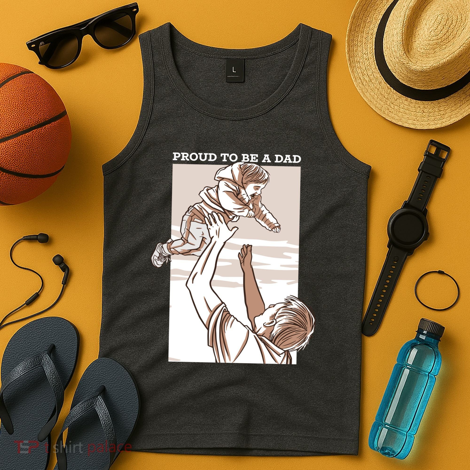 Proud To Be A Dad Tank Top