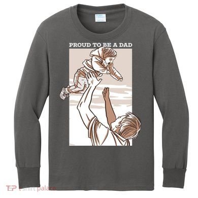 Proud To Be A Dad Kids Long Sleeve Shirt