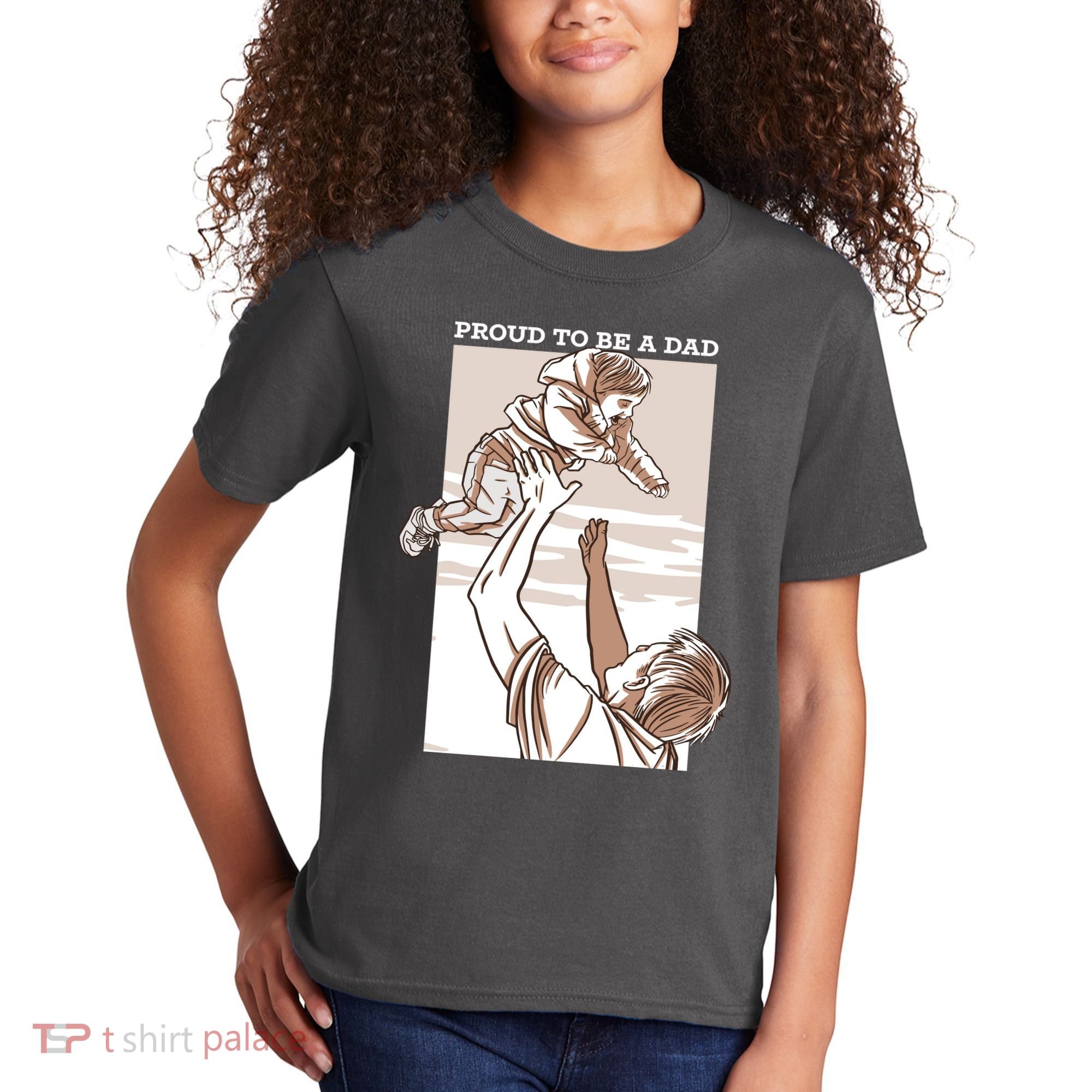 Proud To Be A Dad Kids T-Shirt