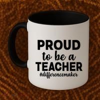Proud To Be A Teacher #differencemaker Coffee Mug thumb 2
